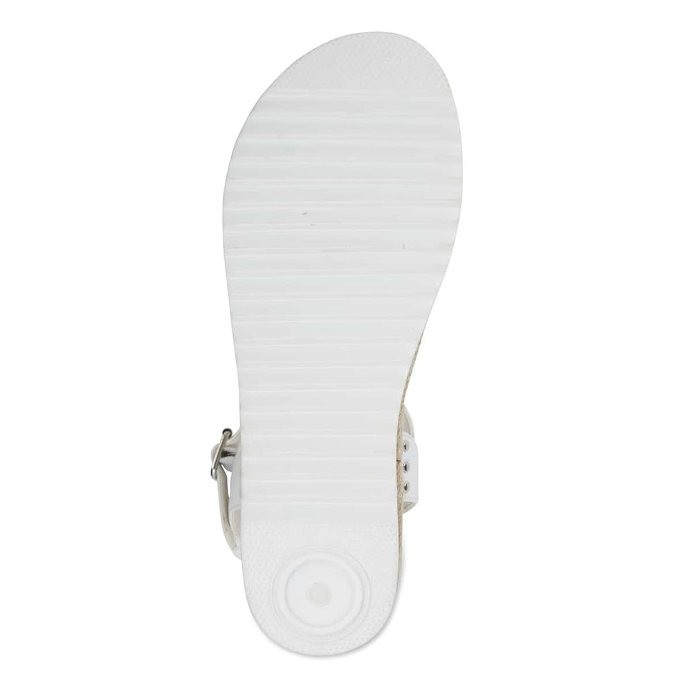 Dynamo Espadrille in White Smooth