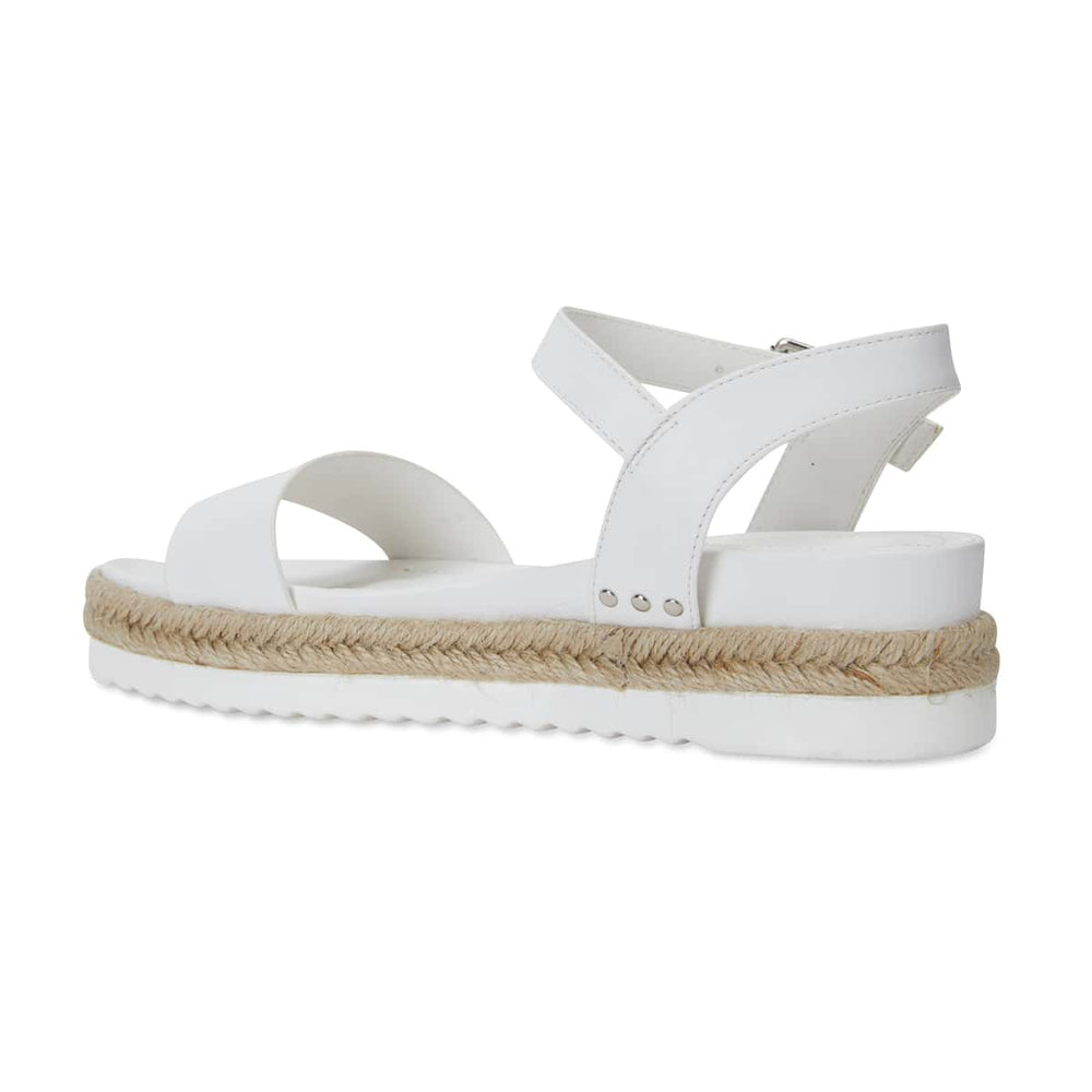 Dynamo Espadrille in White Smooth