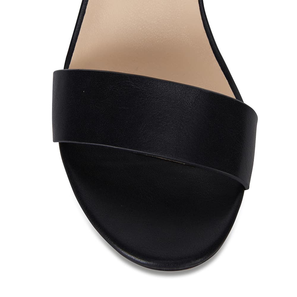 Elesha Heel in Black Smooth