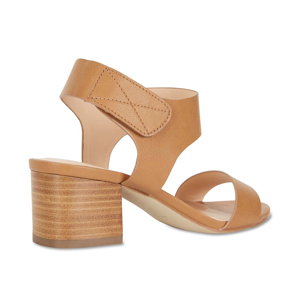 Elesha Heel in Tan Smooth