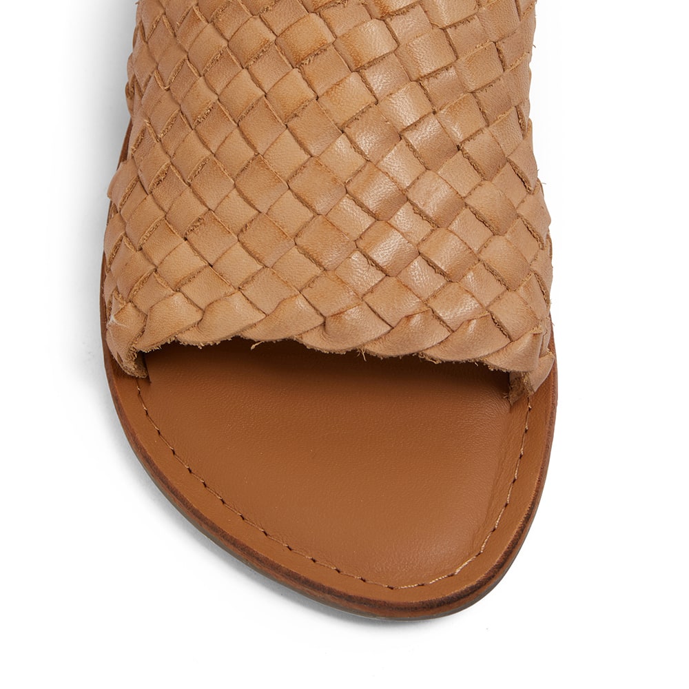 Elliot Slide in Natural Leather