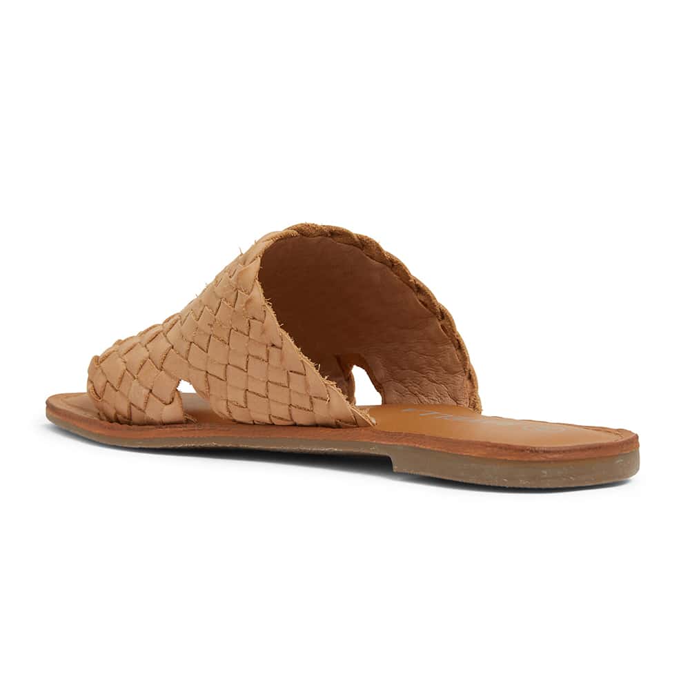 Elliot Slide in Natural Leather
