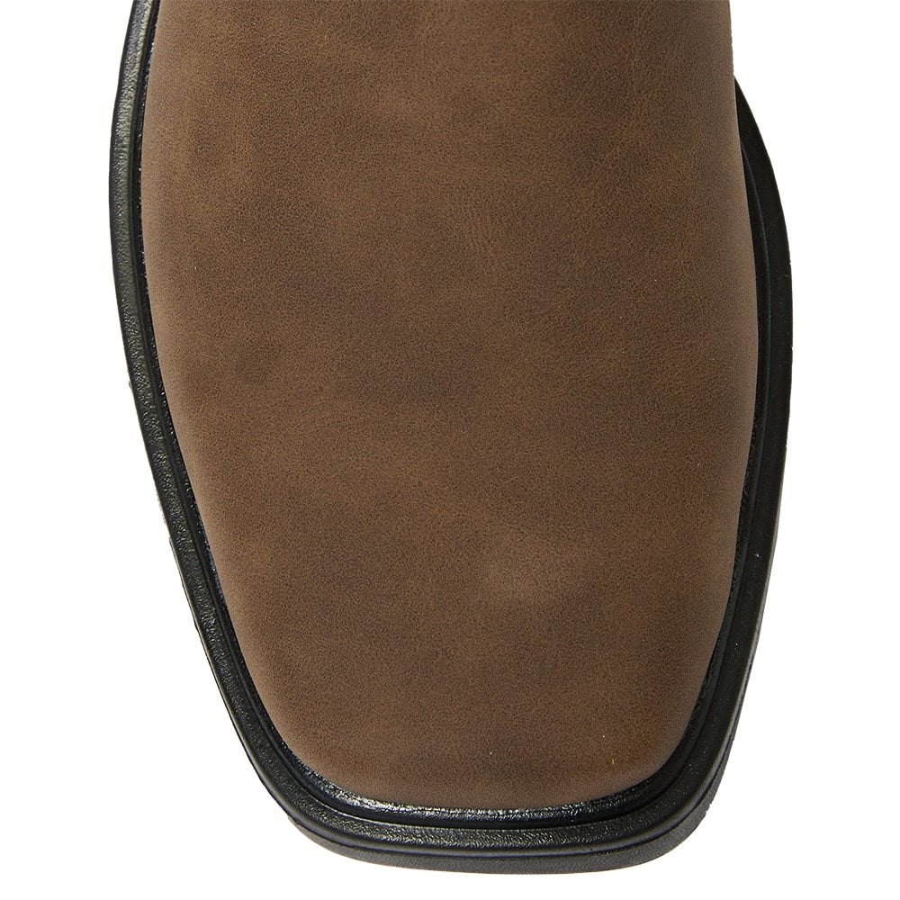 Engine Boot in Brown Nubuck