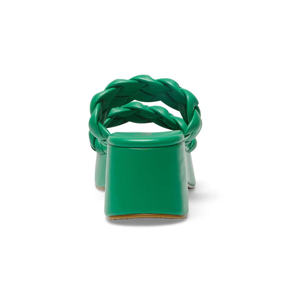 Enzo Slide in Green Smooth