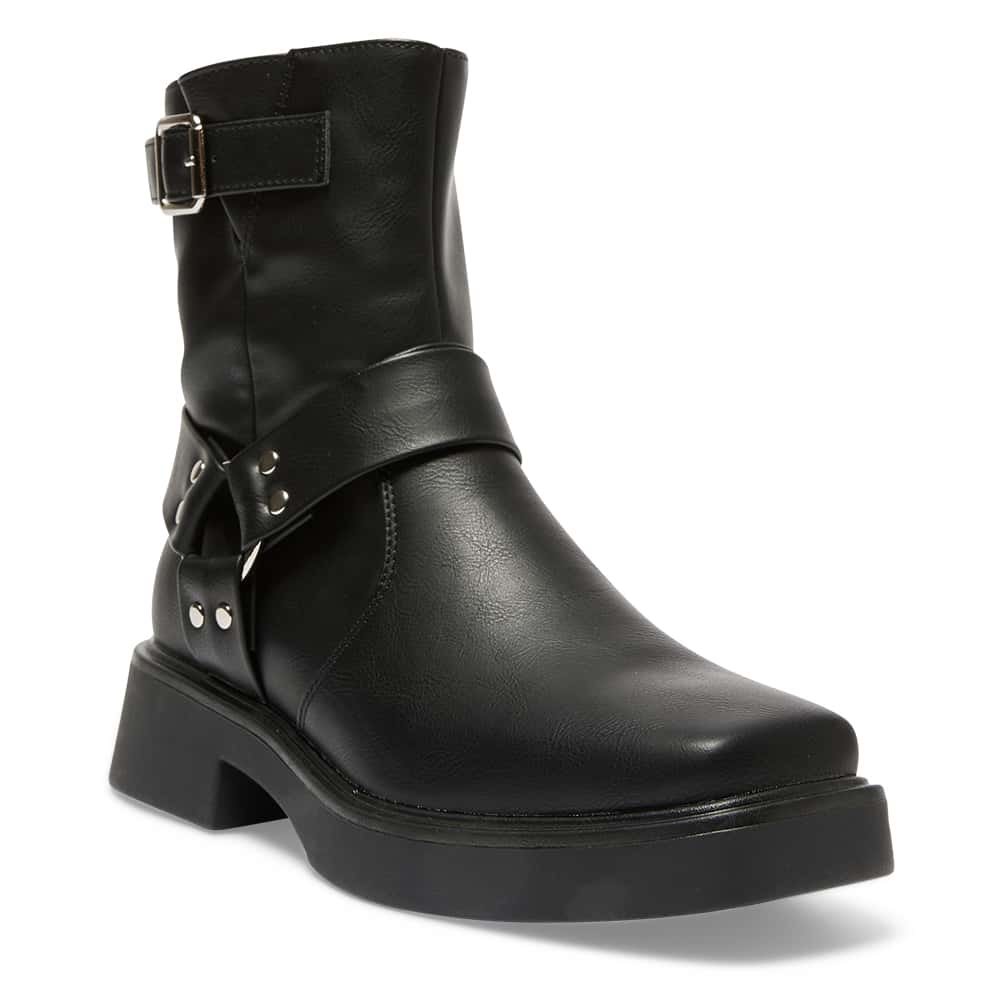 Ethan Boot in Black Smooth