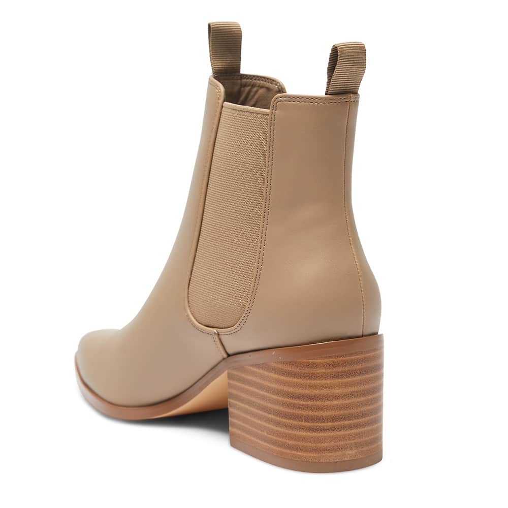 Faller Boot in Taupe Smooth