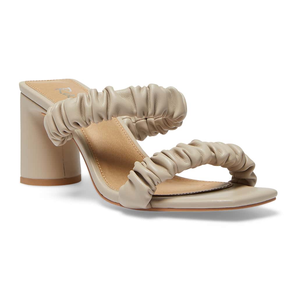 Garcia Heel in Nude Smooth