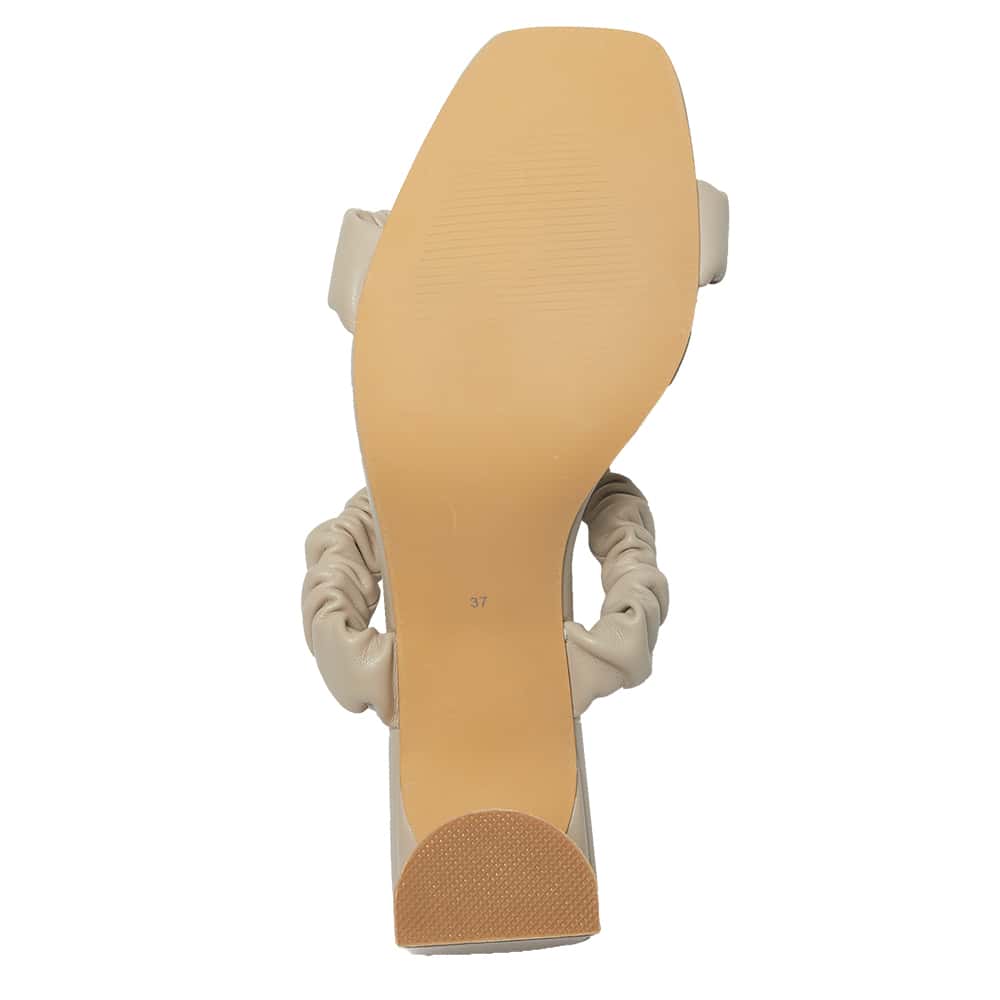 Garcia Heel in Nude Smooth