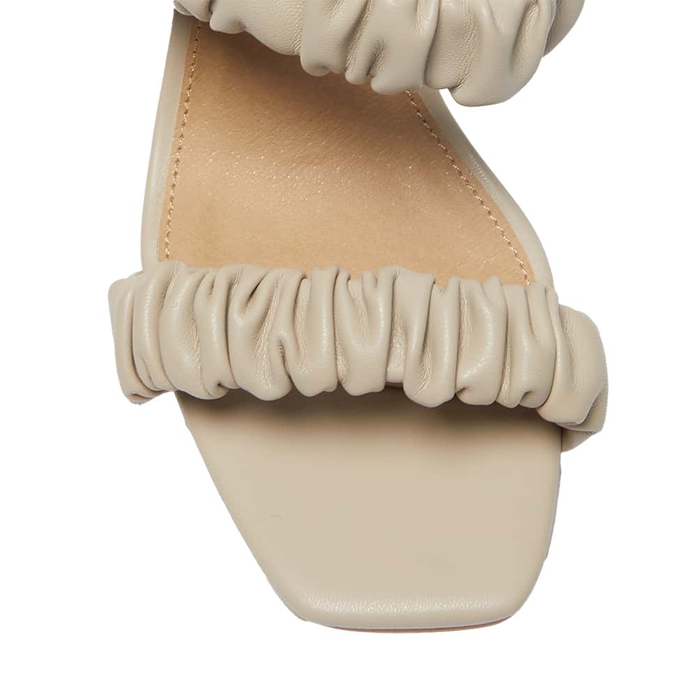 Garcia Heel in Nude Smooth