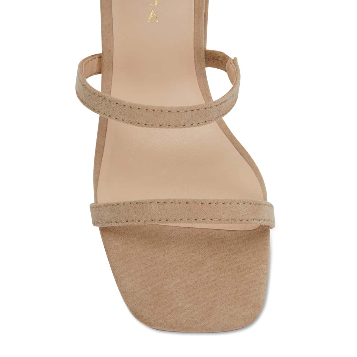 Gery Heel in Natural Suede