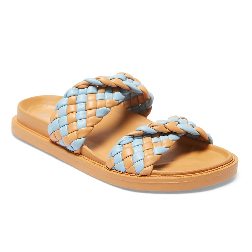 Ghost Slide in Camel And Blue Smooth