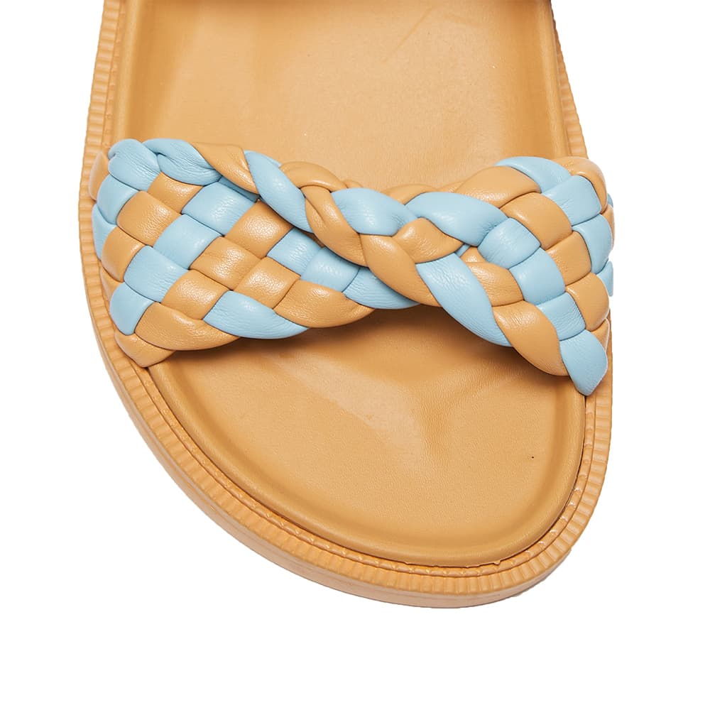 Ghost Slide in Camel And Blue Smooth