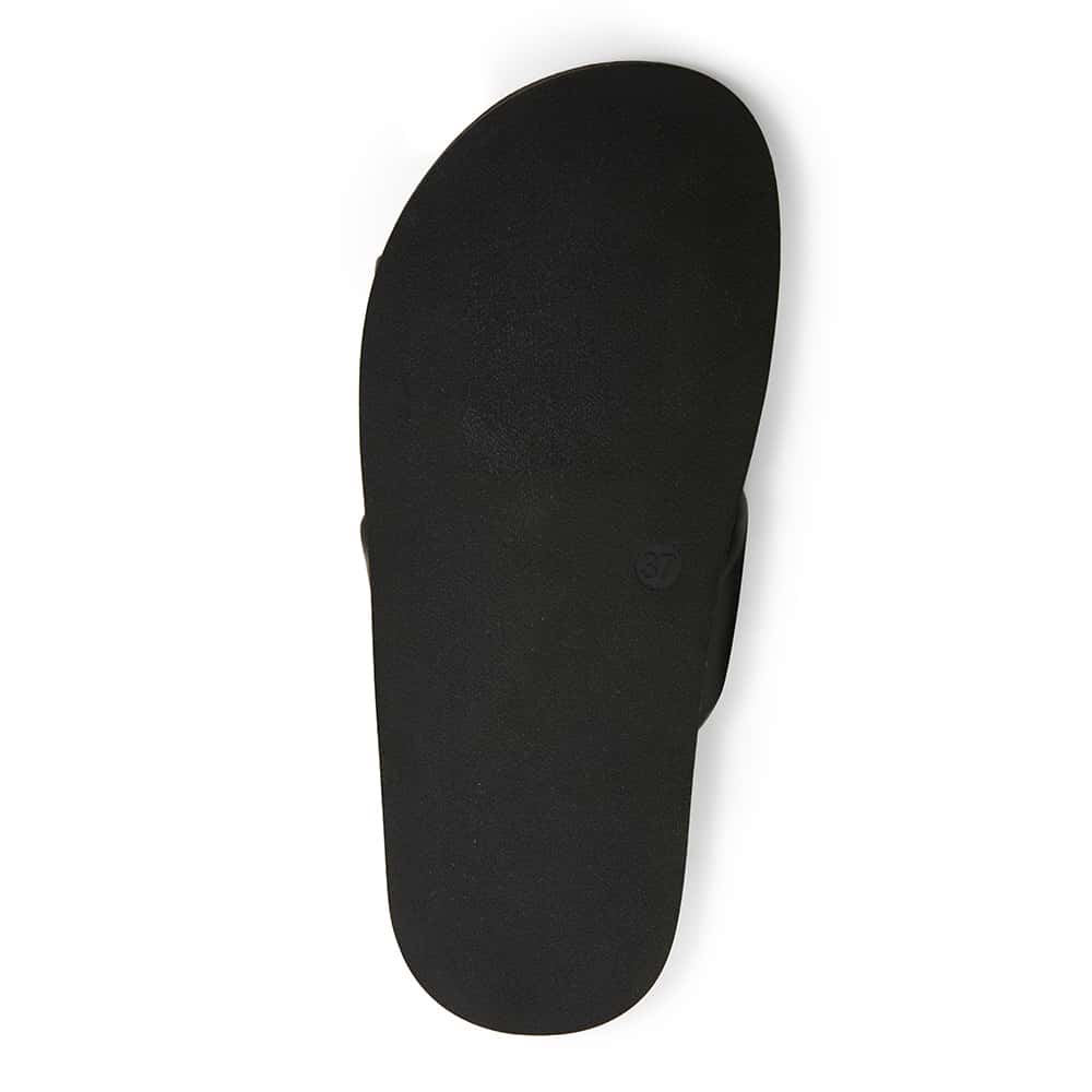 Ginny Slide in Black Smooth