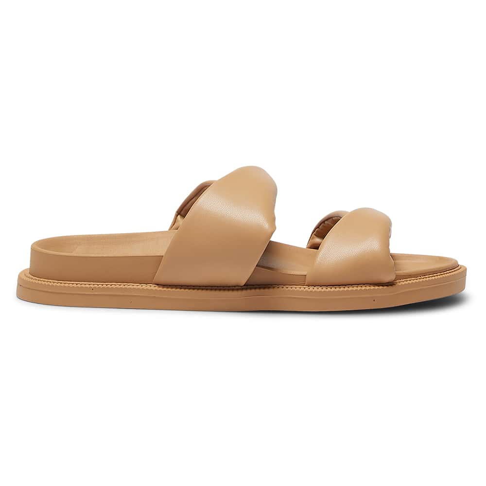 Ginny Slide in Camel Smooth