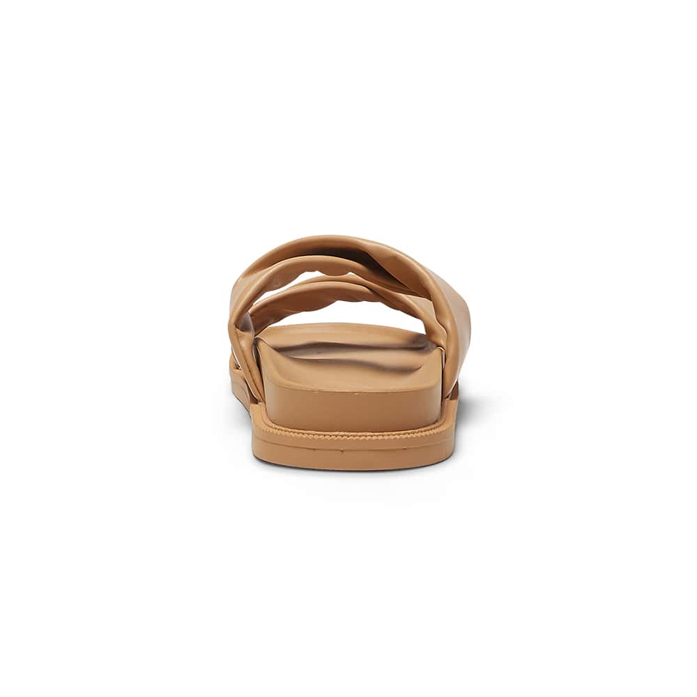 Ginny Slide in Camel Smooth