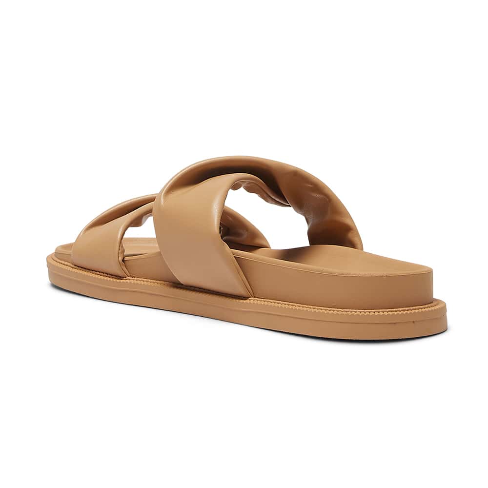 Ginny Slide in Camel Smooth