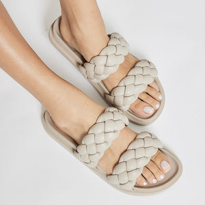 Ravella Gossip Slide in Nude Smooth