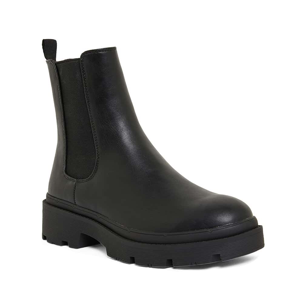 Hale Boot in Black Smooth