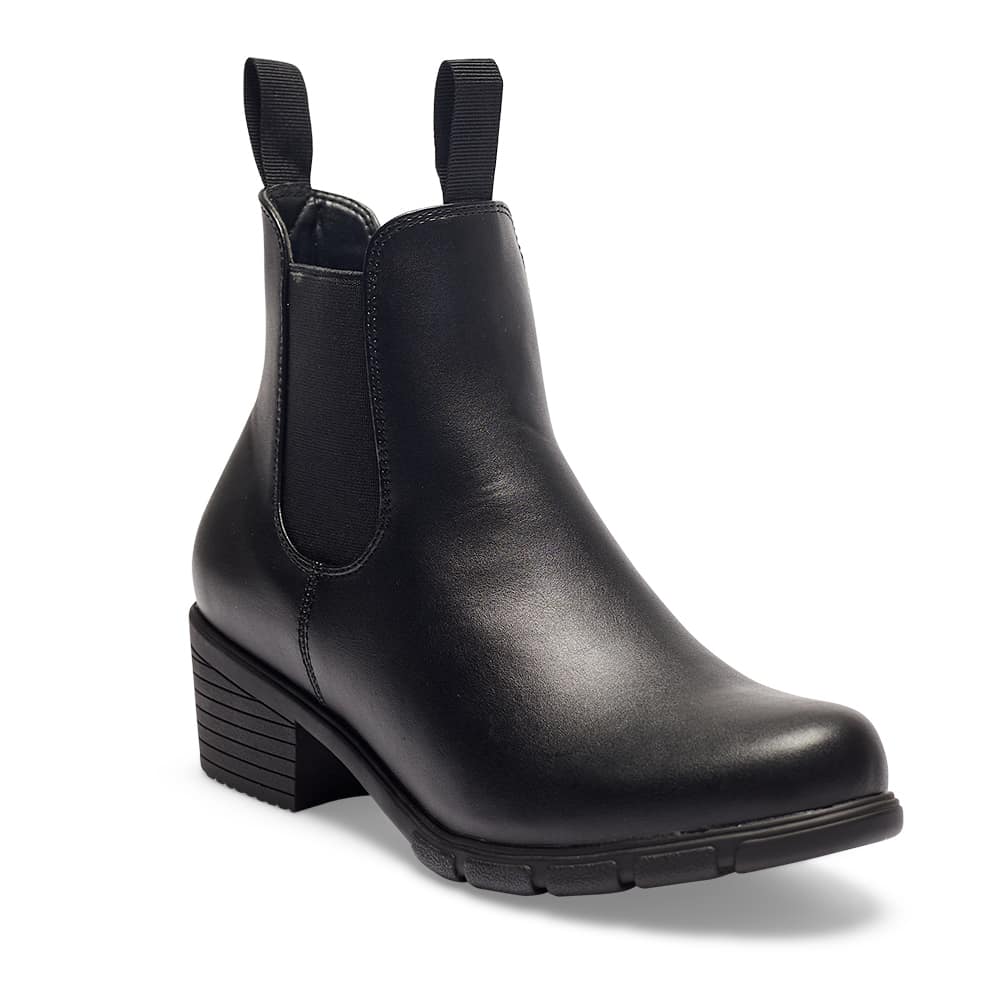 Hamlet Boot in Black Smooth