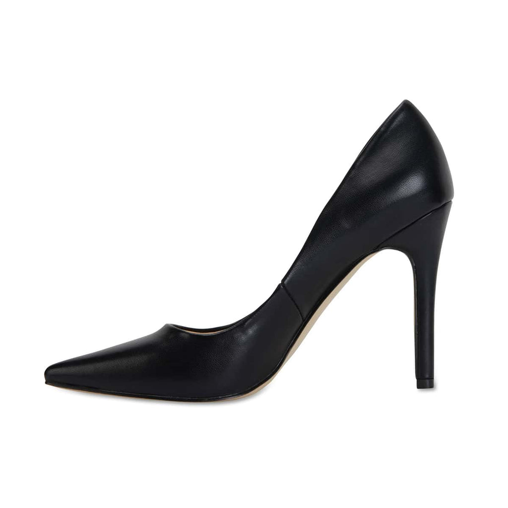 Harbour Heel in Black Smooth | Ravella | Shoe HQ