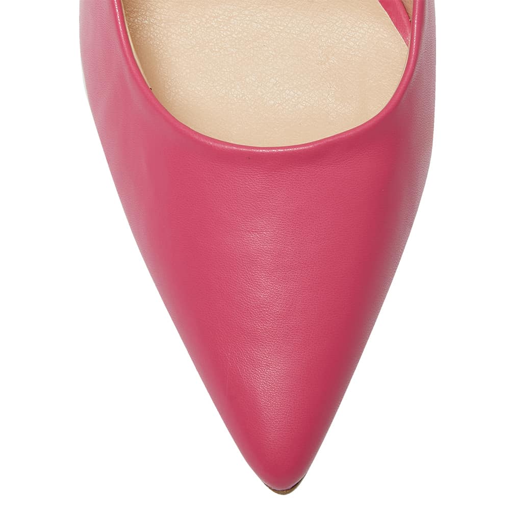 Harbour Heel in Pink Smooth