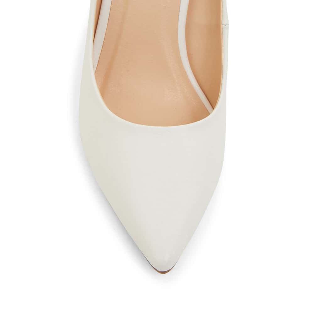 Harbour Heel in White Smooth