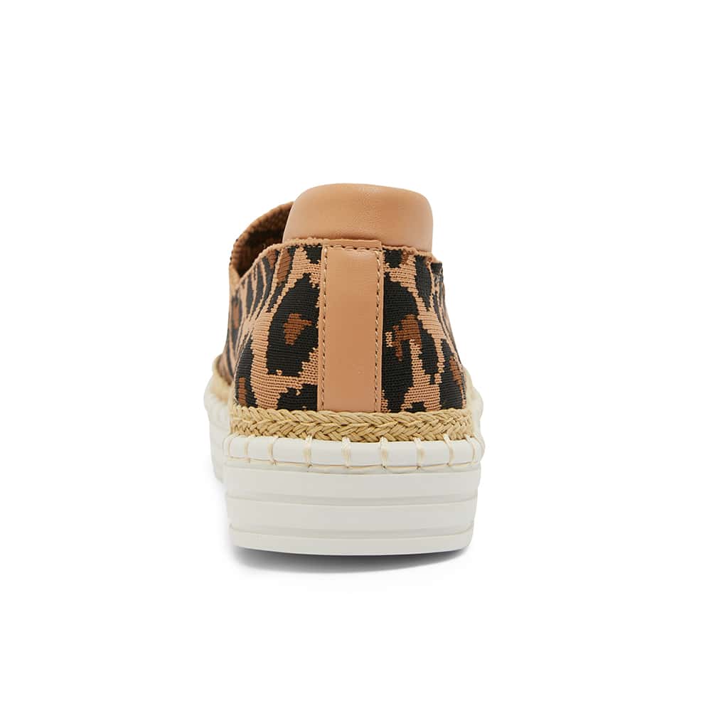 Heart Sneaker in Leopard Smooth