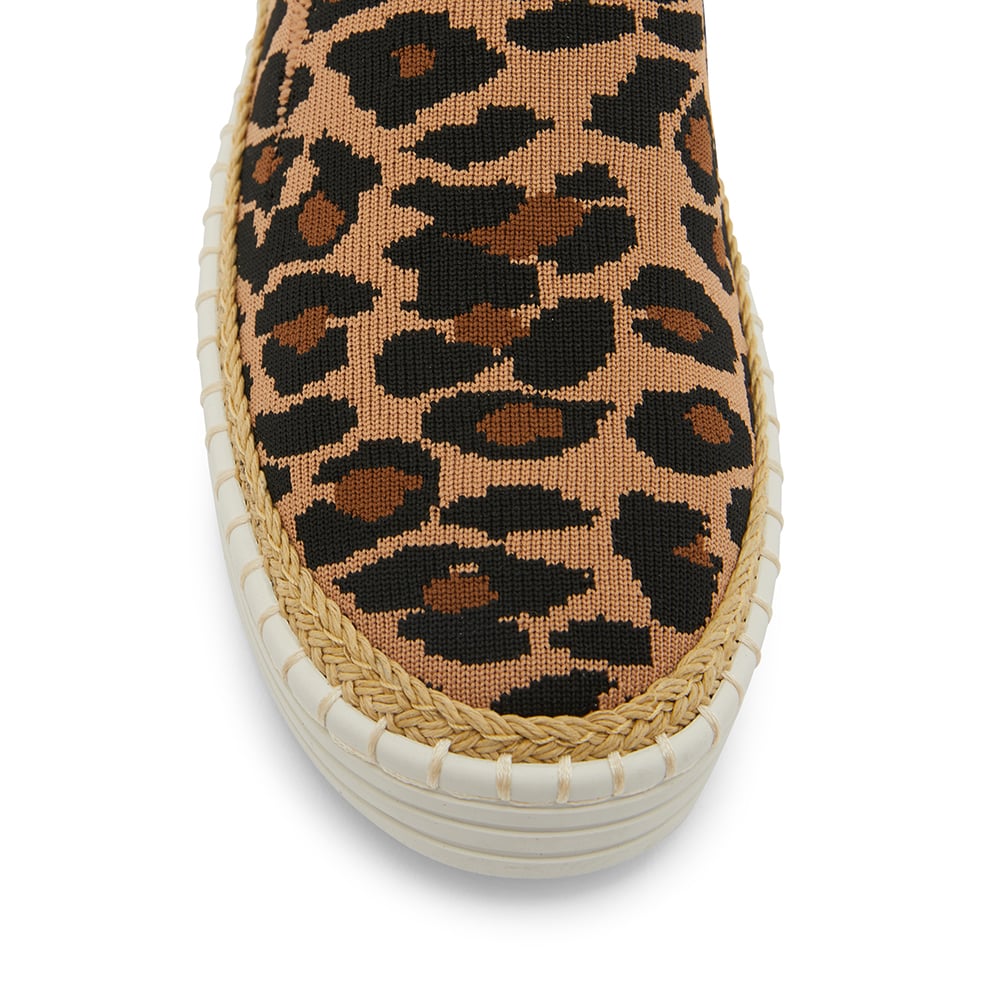 Heart Sneaker in Leopard Smooth