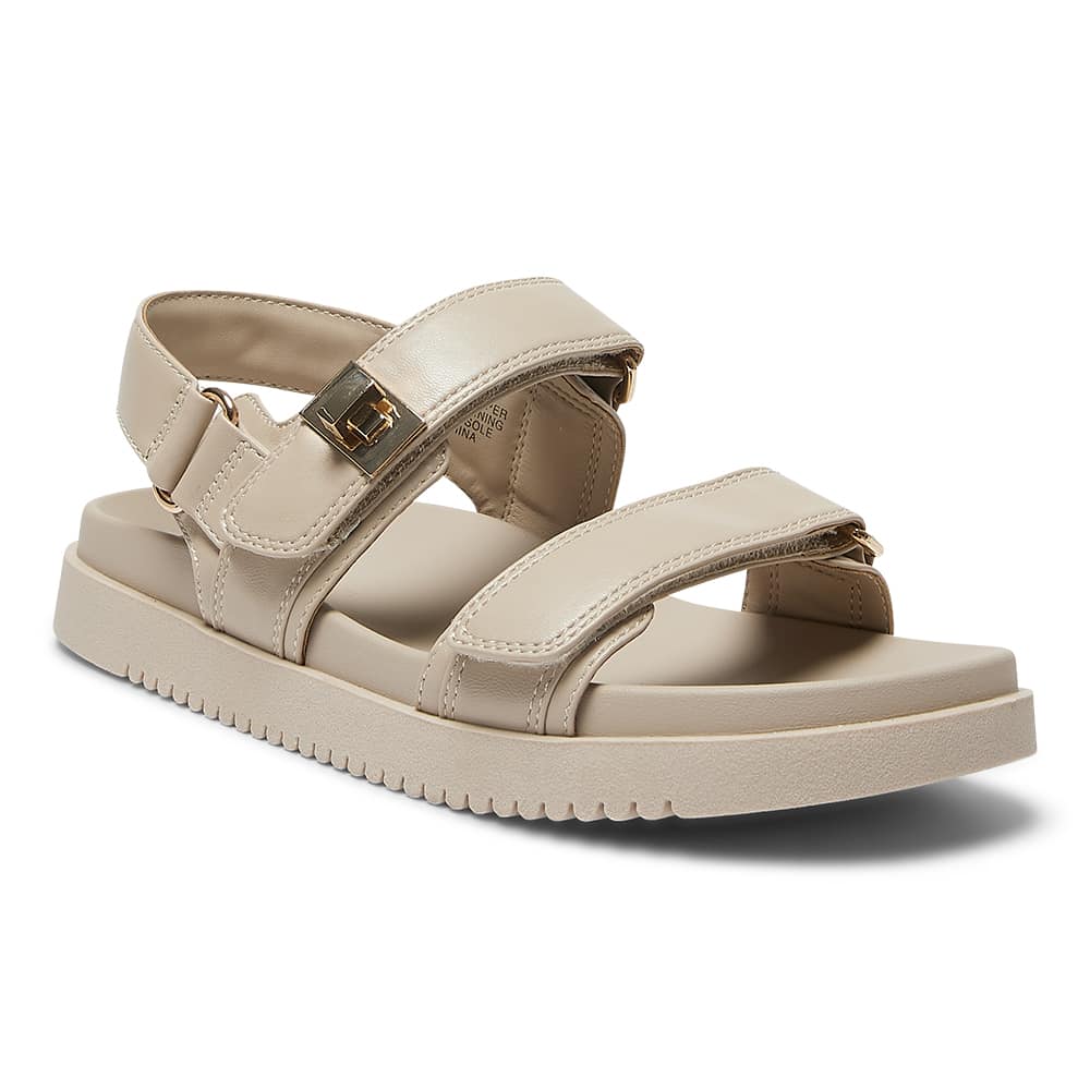 Hendrix Sandal in Nude Smooth