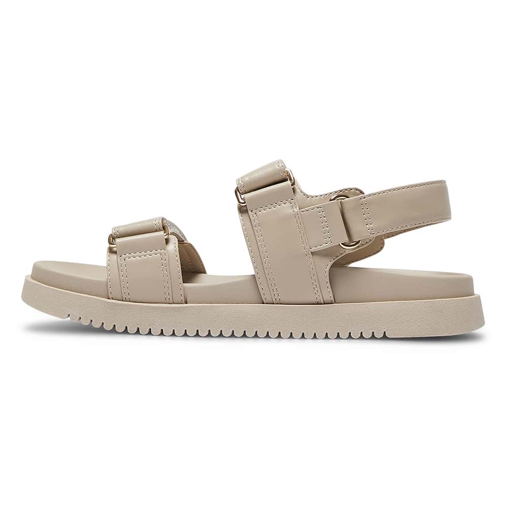 Hendrix Sandal in Nude Smooth