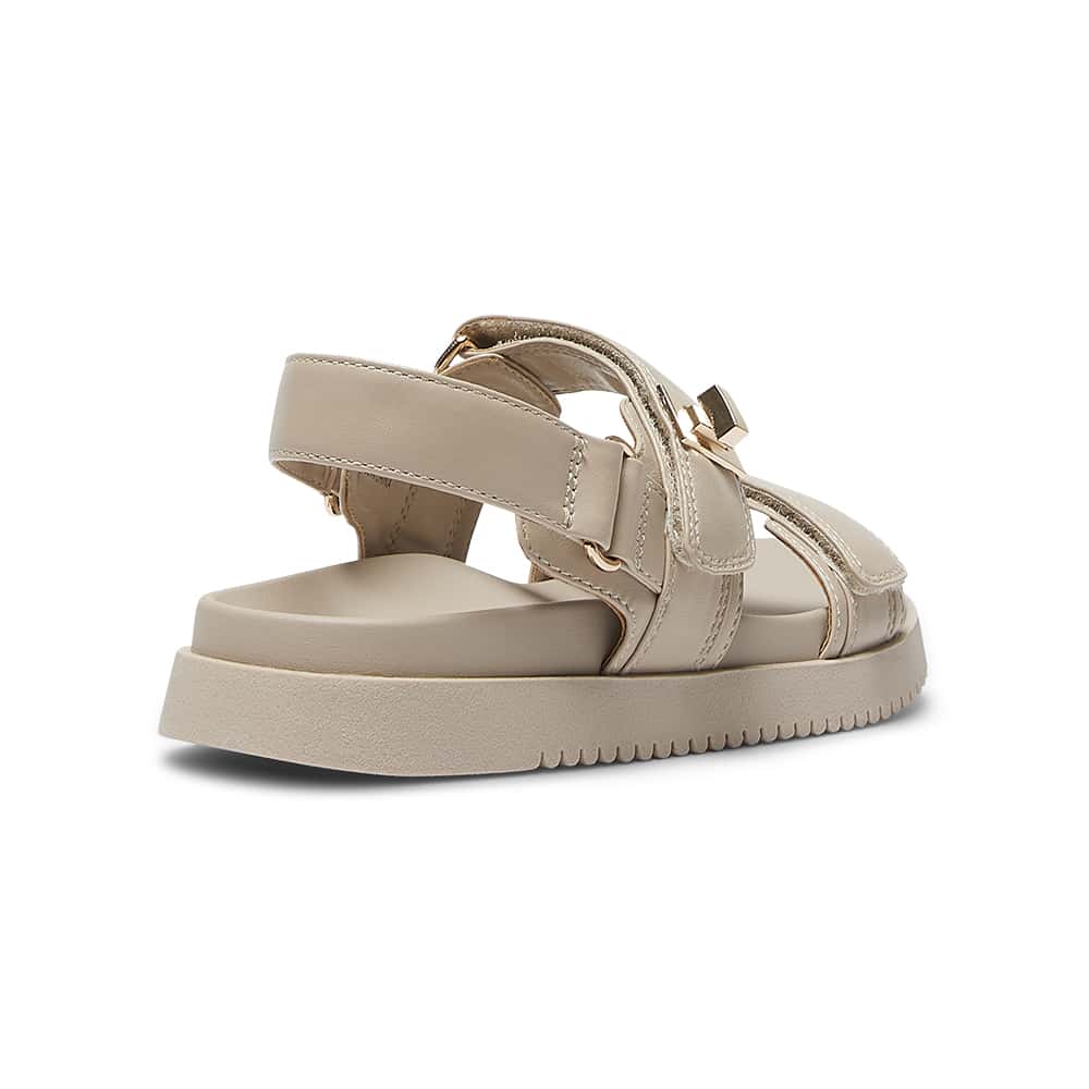 Hendrix Sandal in Nude Smooth