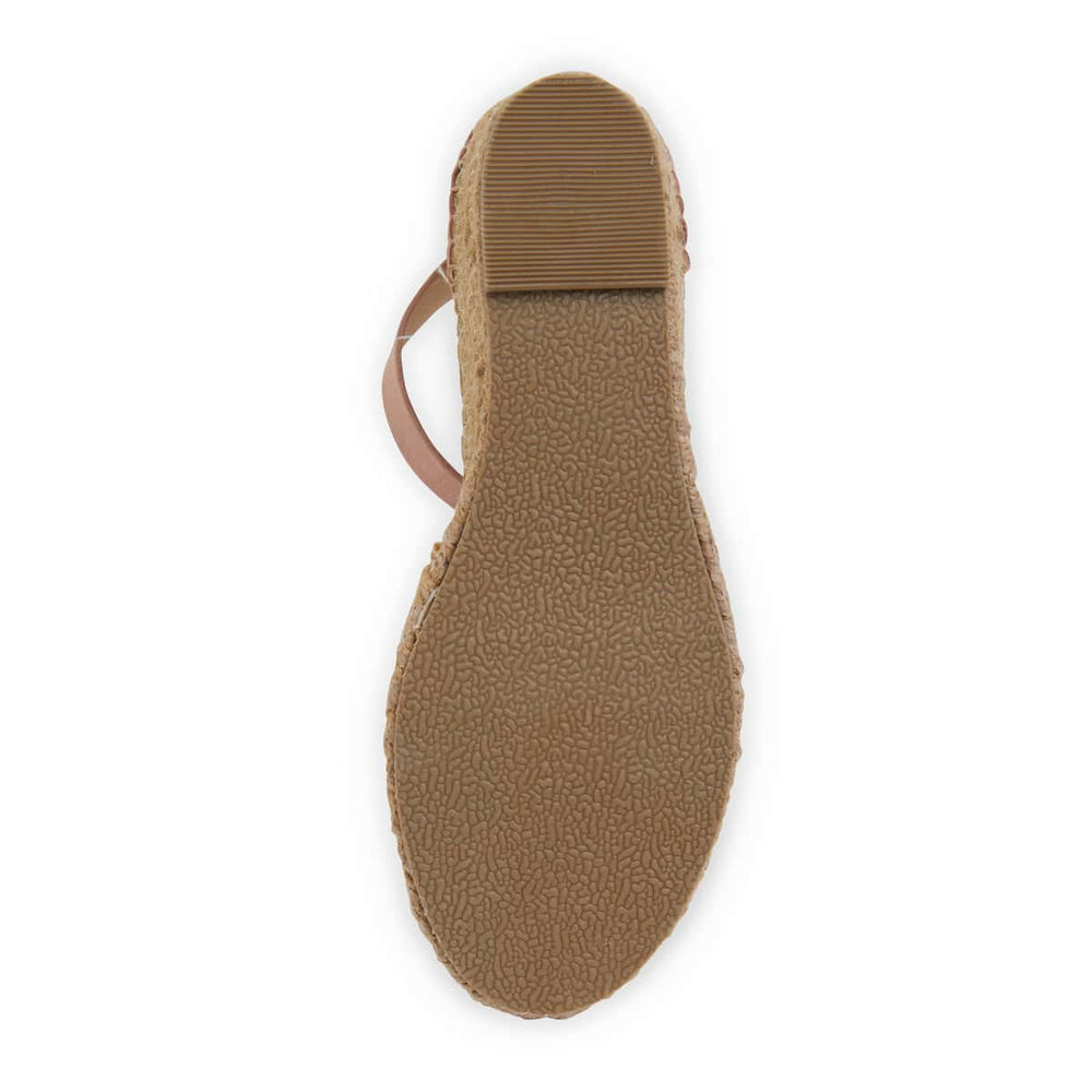 Henley Espadrille in Blush Leather
