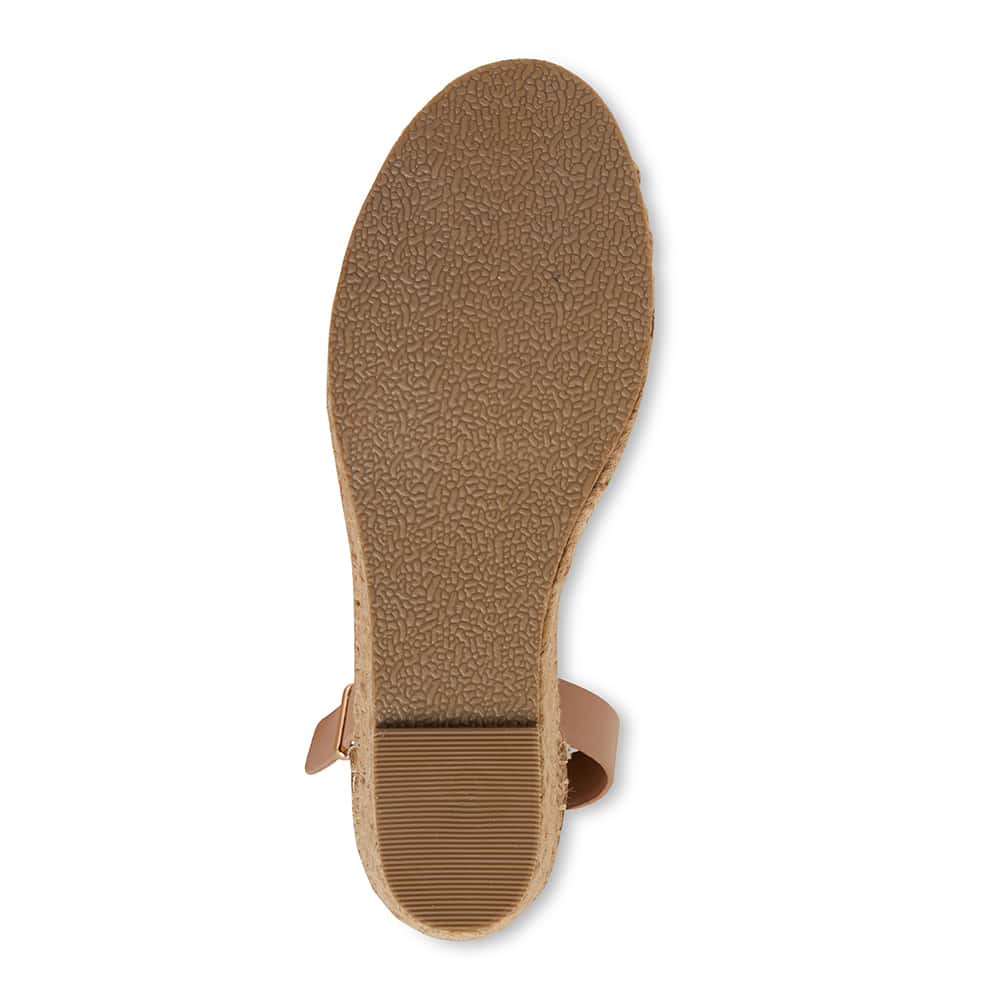 Henley Espadrille in Nude Leather
