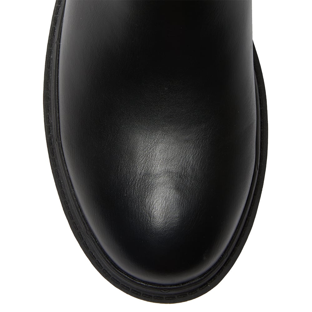 Hero Boot in Black Smooth