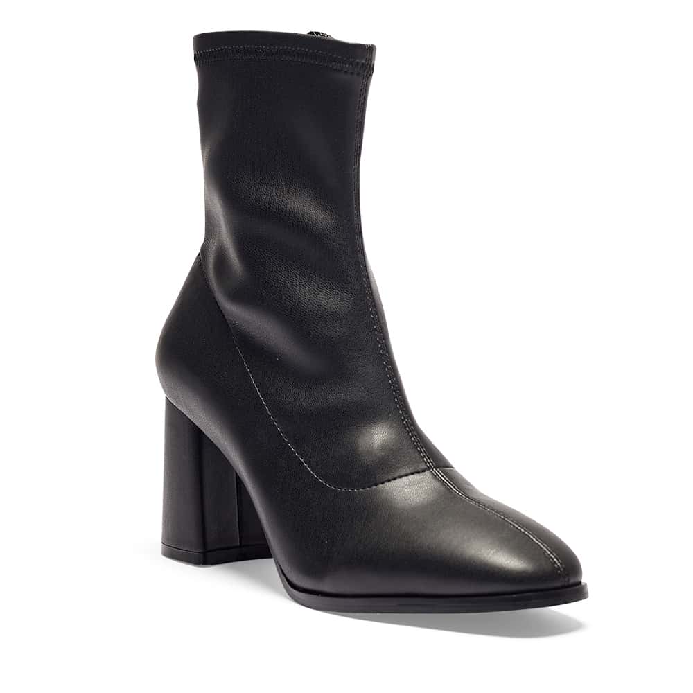 Impulse Boot in Black Smooth