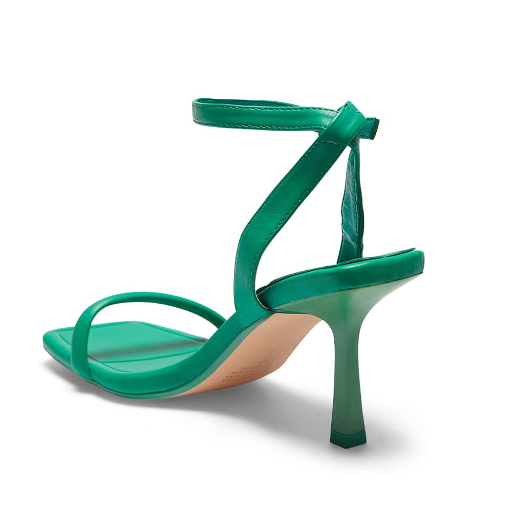 Indy Heel in Green Smooth