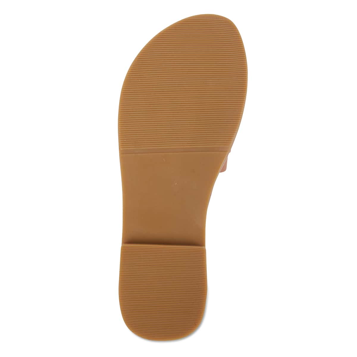 Izzy Slide in Tan Smooth Leather