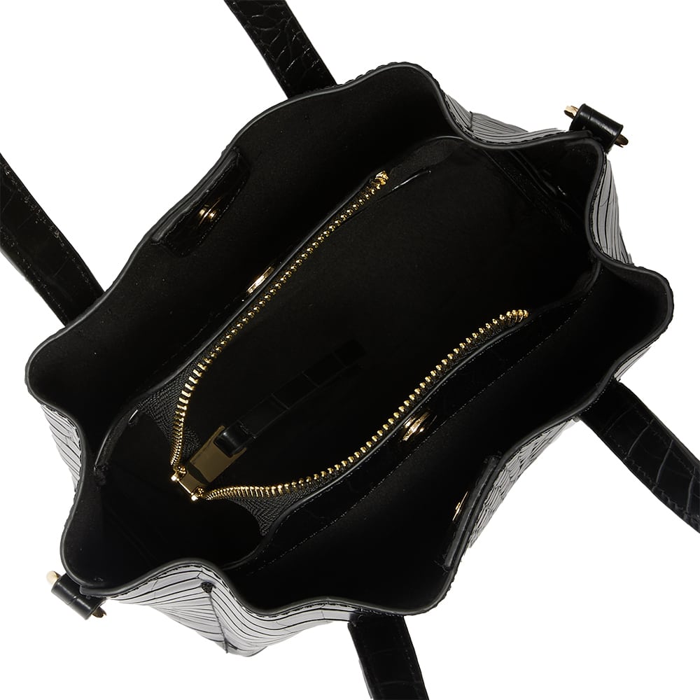 Jada Handbag in Black Croc