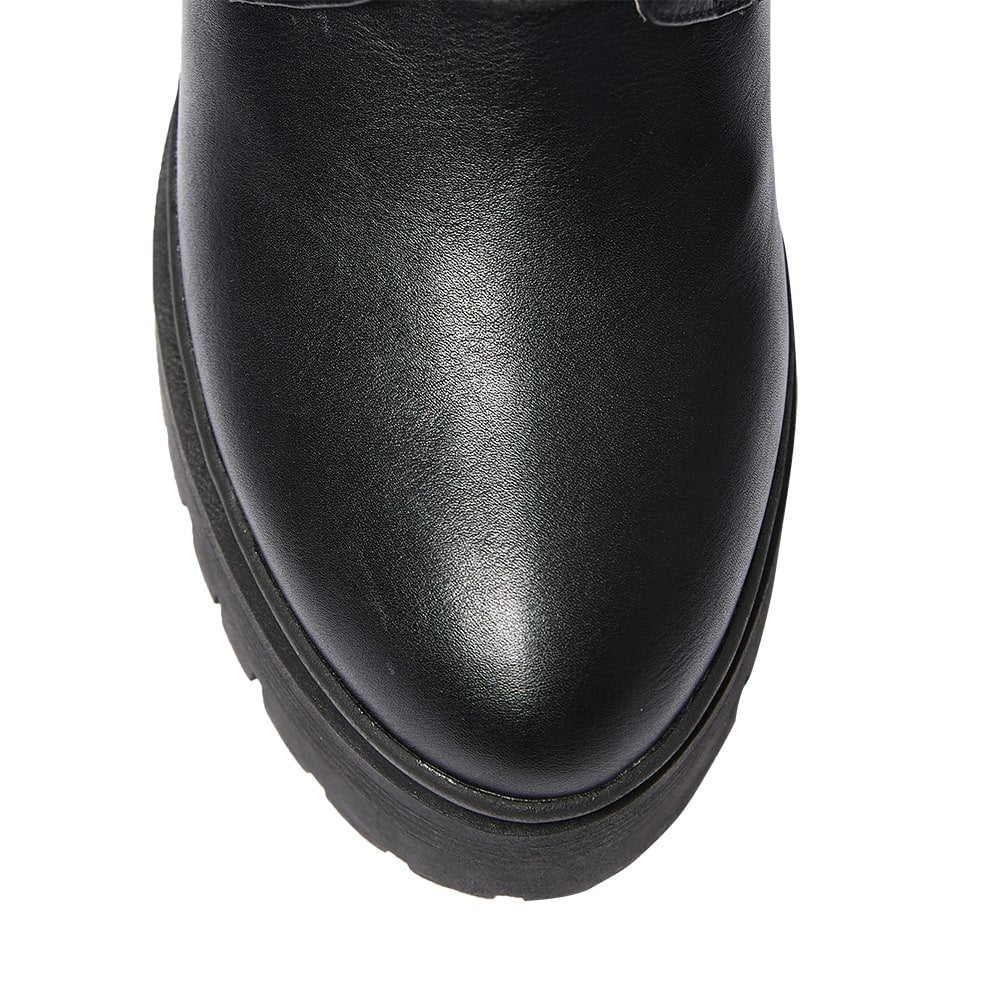Jamison Boot in Black Smooth