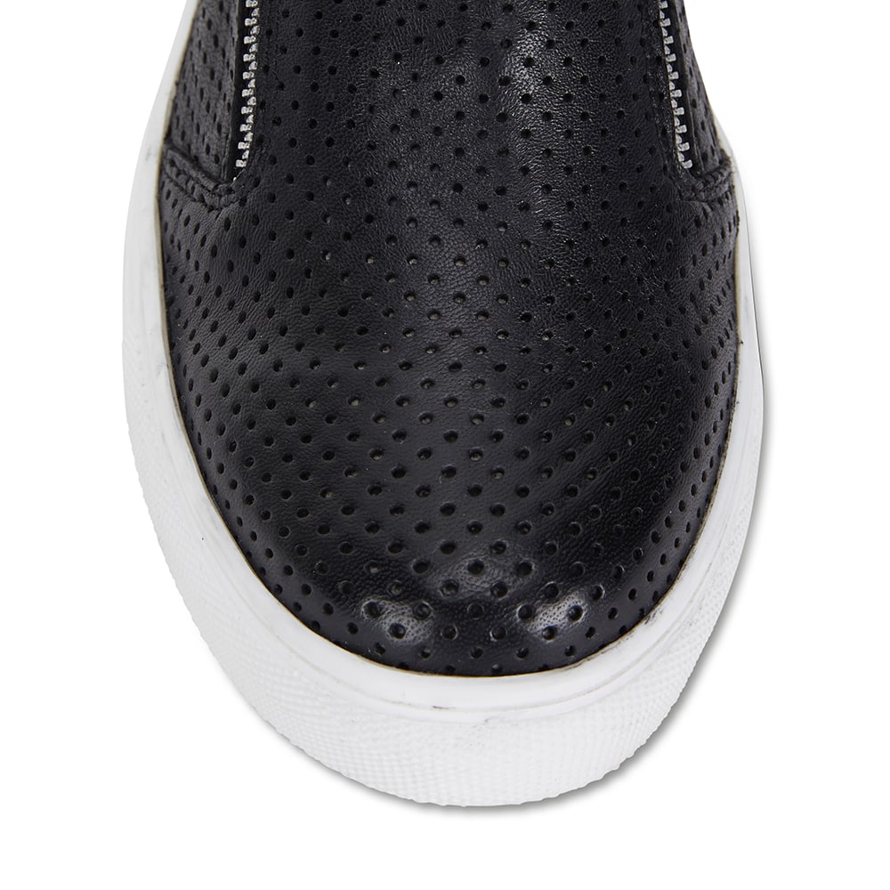 Jasper Boot in Black Smooth
