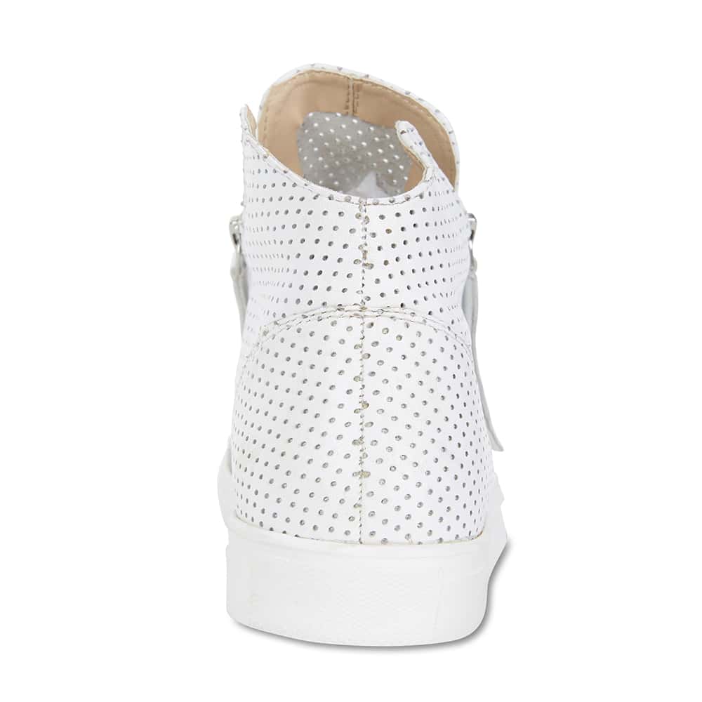 Jasper Boot in White Smooth