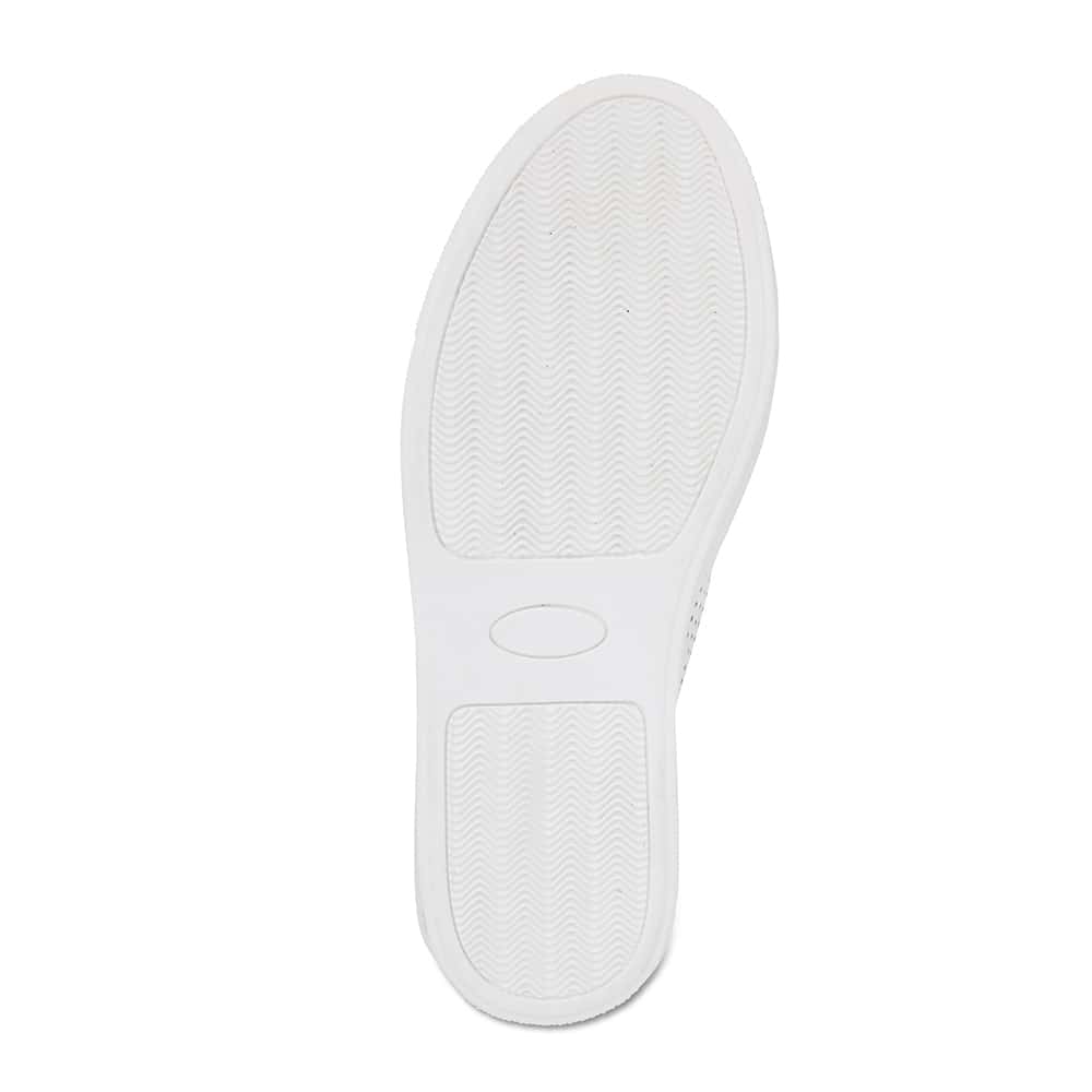 Jasper Boot in White Smooth