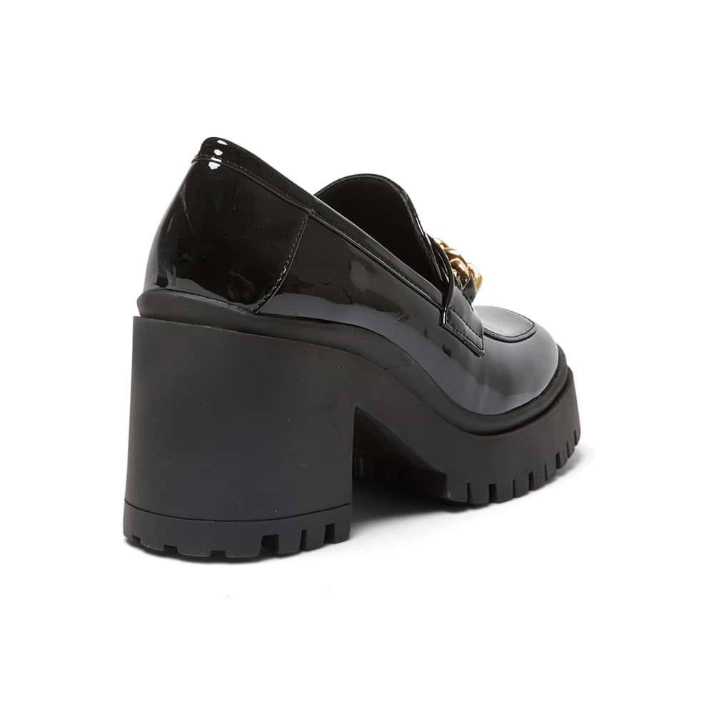 Jayla Loafer in Black Patent