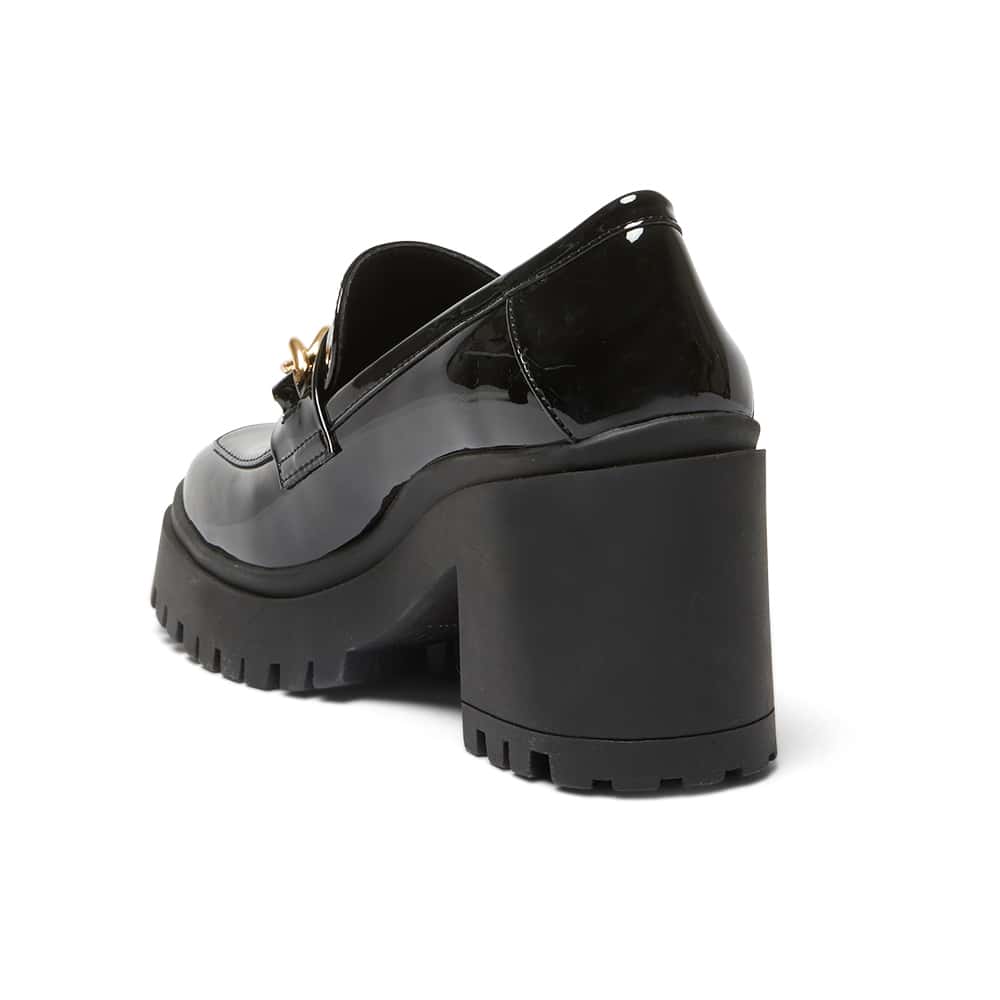 Jayla Loafer in Black Patent