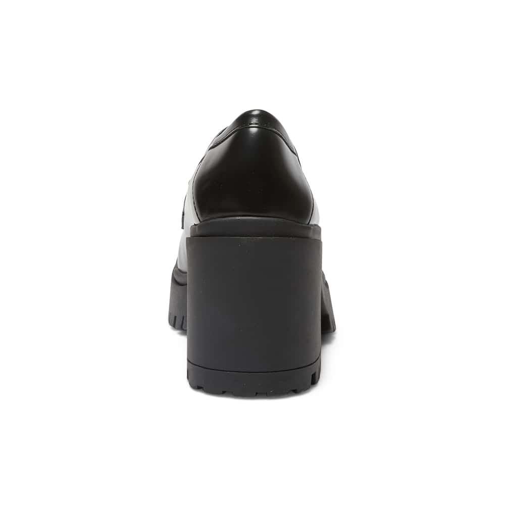 Jayla Loafer in Black Smooth