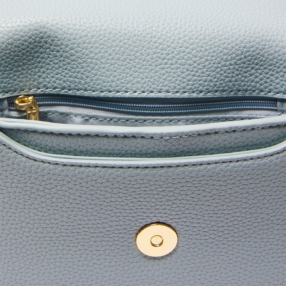 Jessie Handbag in Blue Pebble