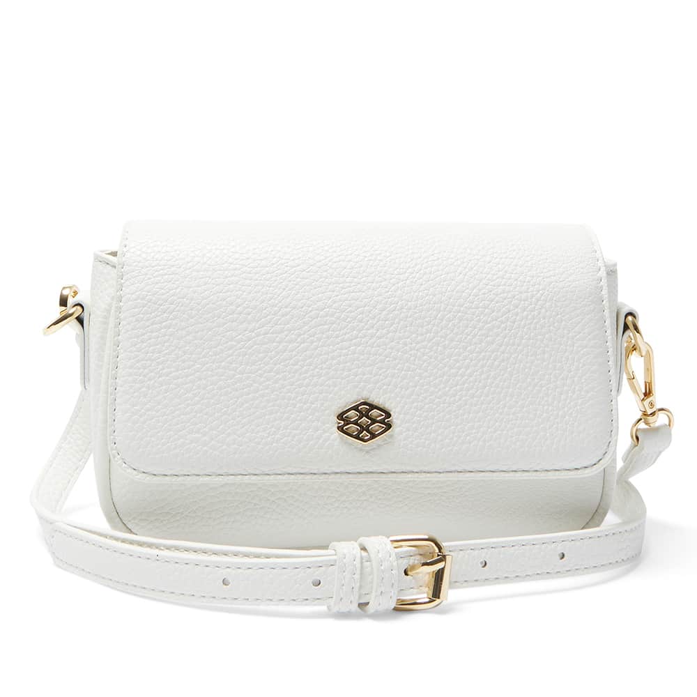 Jessie Handbag in White Pebble