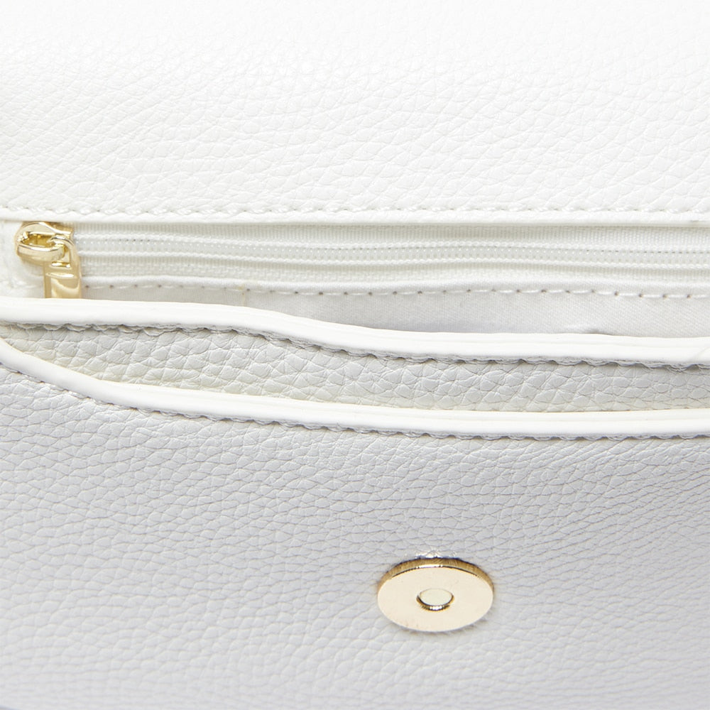 Jessie Handbag in White Pebble