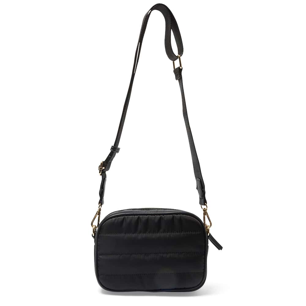 Jewel Handbag in Black Nylon
