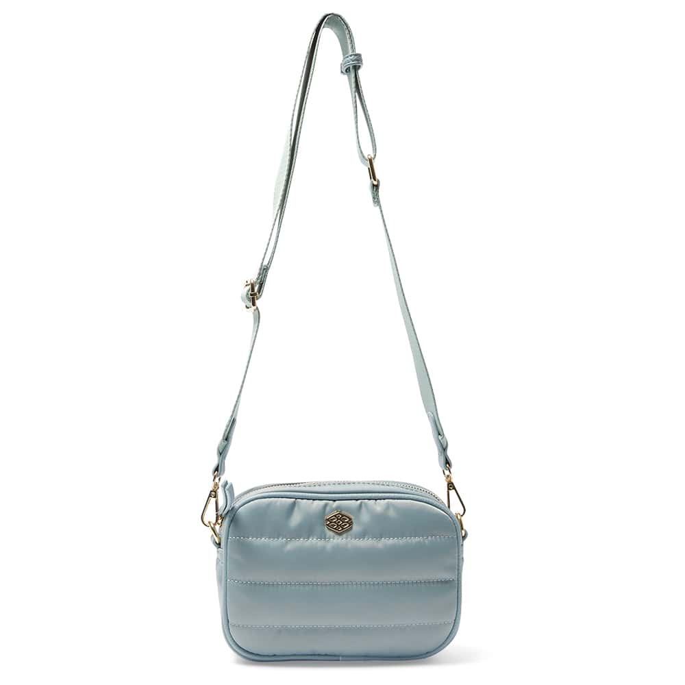 Jewel Handbag in Blue Nylon